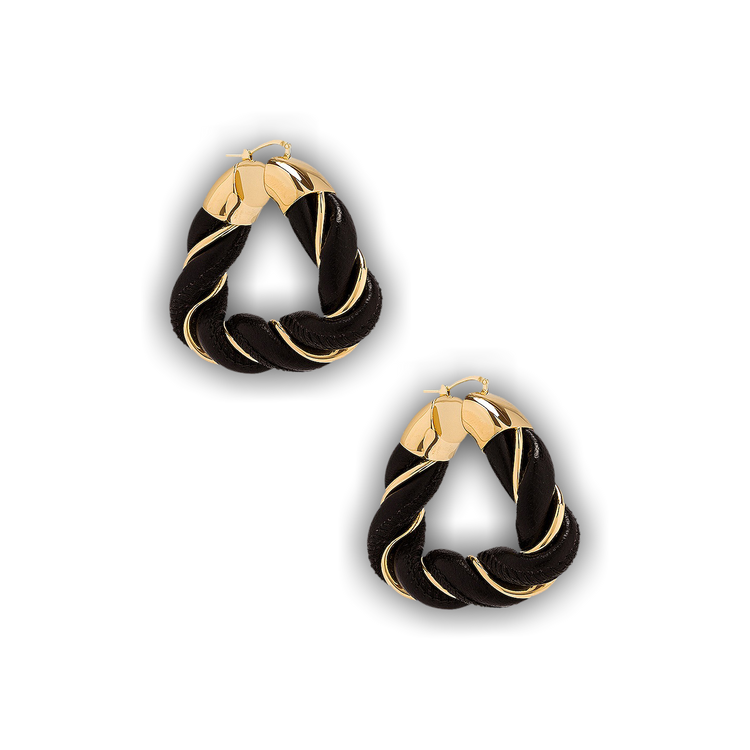 BOTTEGA VENETA ウフンフフヒアス 657438VAHUA 2113 Buy Bottega Veneta Twist Earrings 'Brown' - 657438 VAHUA
