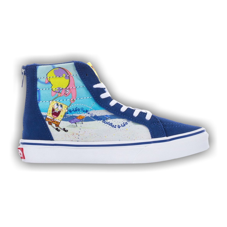 Buy SpongeBob SquarePants x Sk8 Hi Zip Kids Best Buddies 4 Life VN0A4BUXYZ0 GOAT