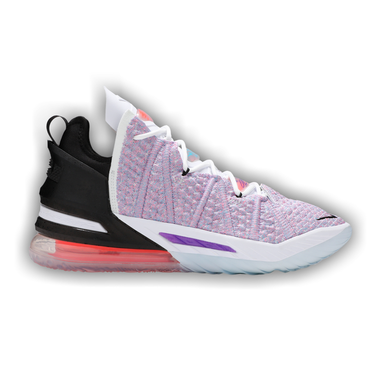 Lebron 18 pink and black clearance