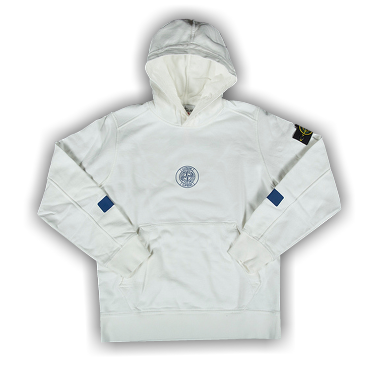 Buy Supreme x Stone Island Hooded Sweatshirt 'White' - FW17SW7
