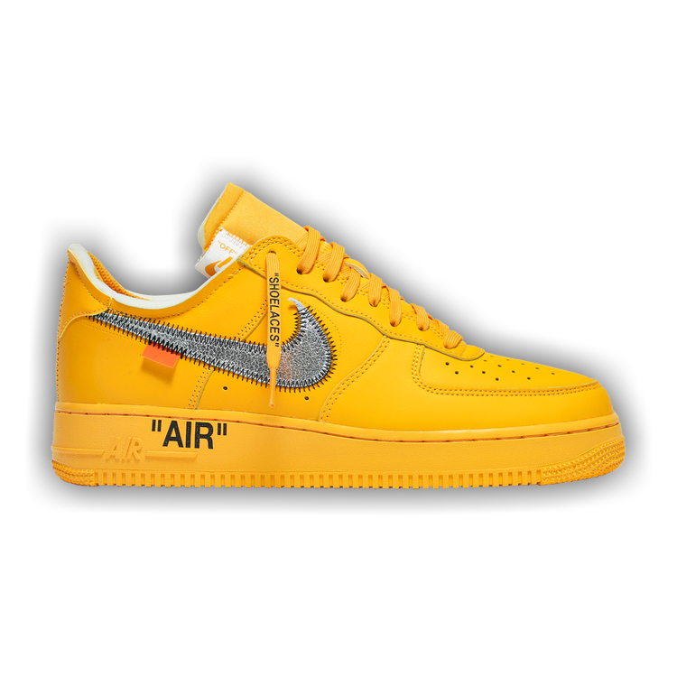 Nike Air Force 1 Low Off White ICA University Gold Size 6.5 | DD1876-700