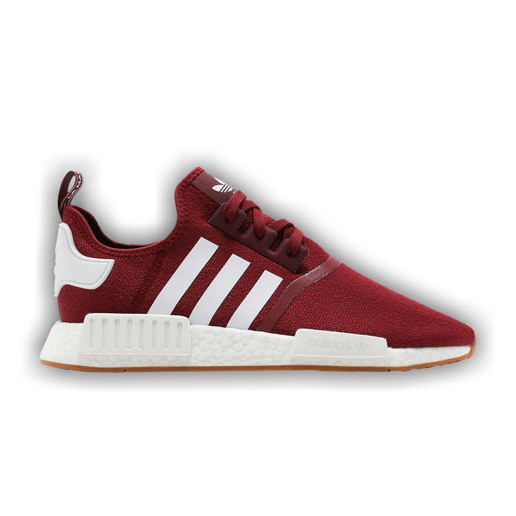 adidas Mens NMD_R1 Shoes, Burgundy White / 9.5