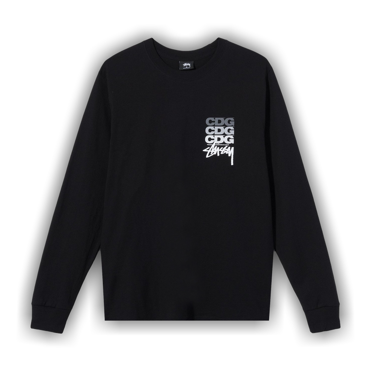 Buy Stussy x Comme des Garçons Dot Long-Sleeve T-Shirt 'Black' - 3993627  BLAC | GOAT