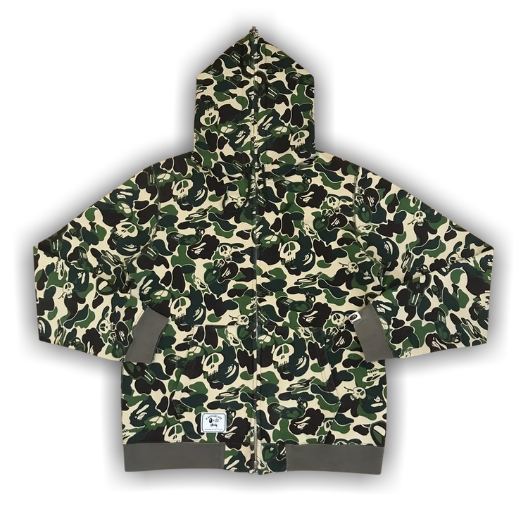 Buy BAPE x Stussy Full Zip Hoodie Skull Camo 0039 100000106SFZH SKUL GOAT