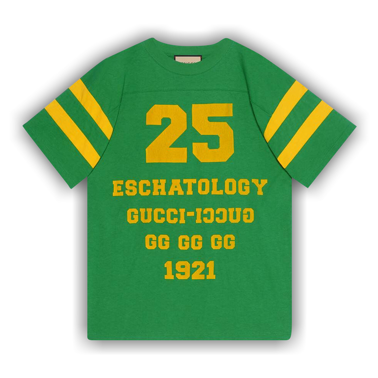 Buy Gucci 25 Gucci Eschatology Blind For Love 1921 T Shirt Green 660744 XJDHG 3316 GOAT