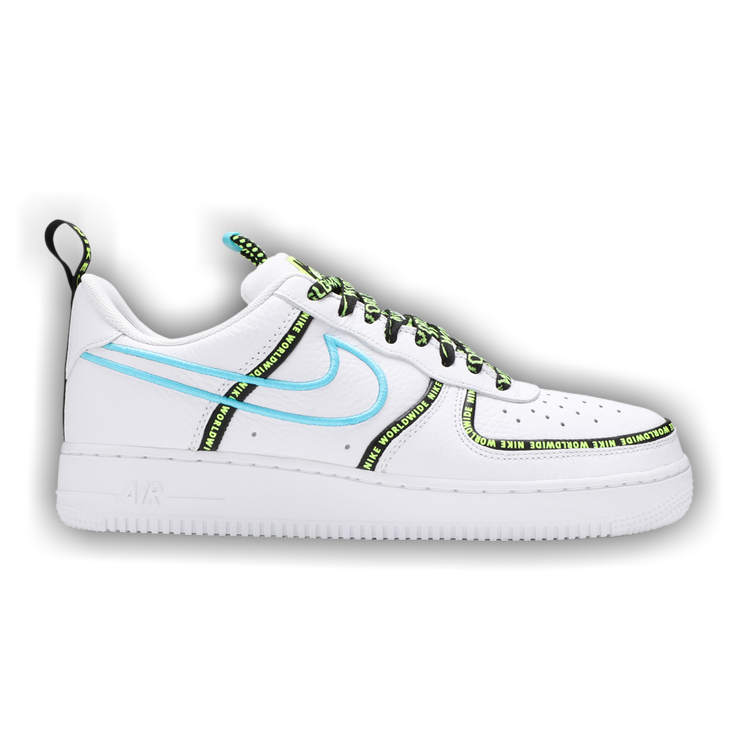 Nike Air Force 1 Low '07 LV8 Worldwide Pack White Blue Fury Men's -  CK6924-100 - US