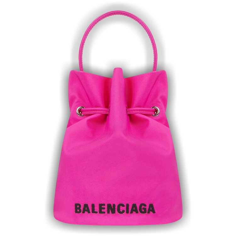 ＊BALENCIAGA＊ WHEEL BUCKET BAG BALENCIAGA WHEEL XS DRAWSTRING BUCKET BAG – Caroline's
