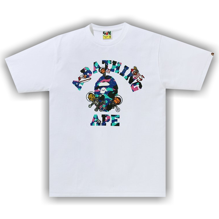 Buy BAPE x Kid Cudi College Moon Man Tee 'White' - 2G73 110 ...