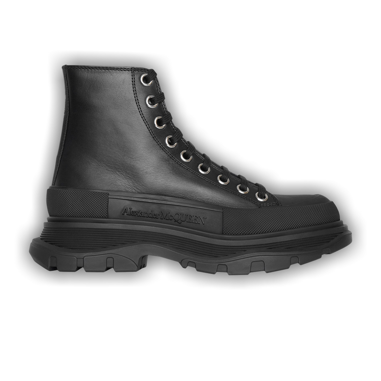 Buy Alexander McQueen Wmns Tread Slick High 'Black' - 633900