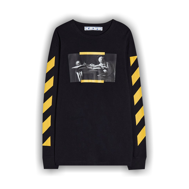 Off white yellow long sleeve clearance