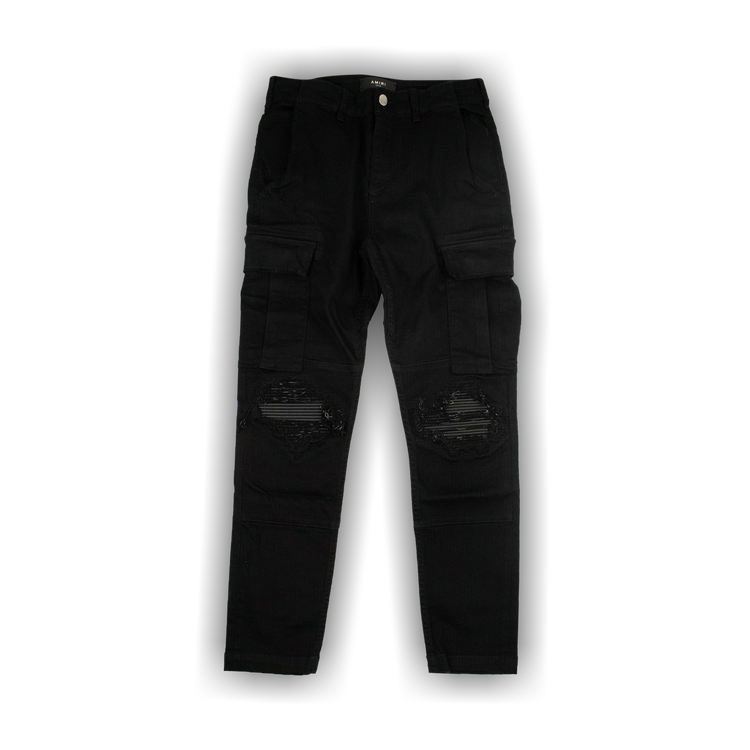 Buy Amiri MX1 Denim Cargo Pants Jeans 'Black' - WBMX1 DENBLK BLAC