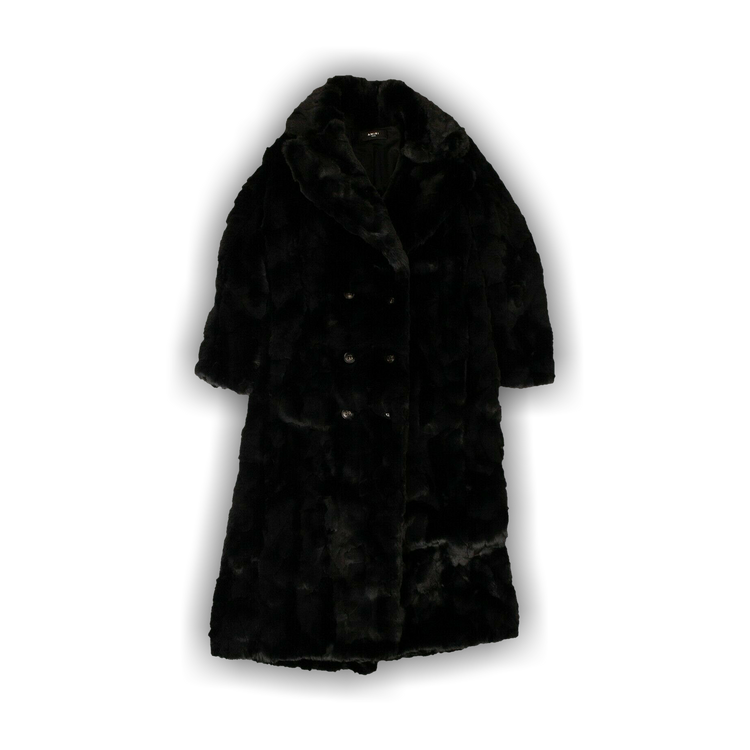 AMIRI ブラックフェイクファーコート サイズ38 AMIRI ブラックフェイクファーコート サイズ38 レディース