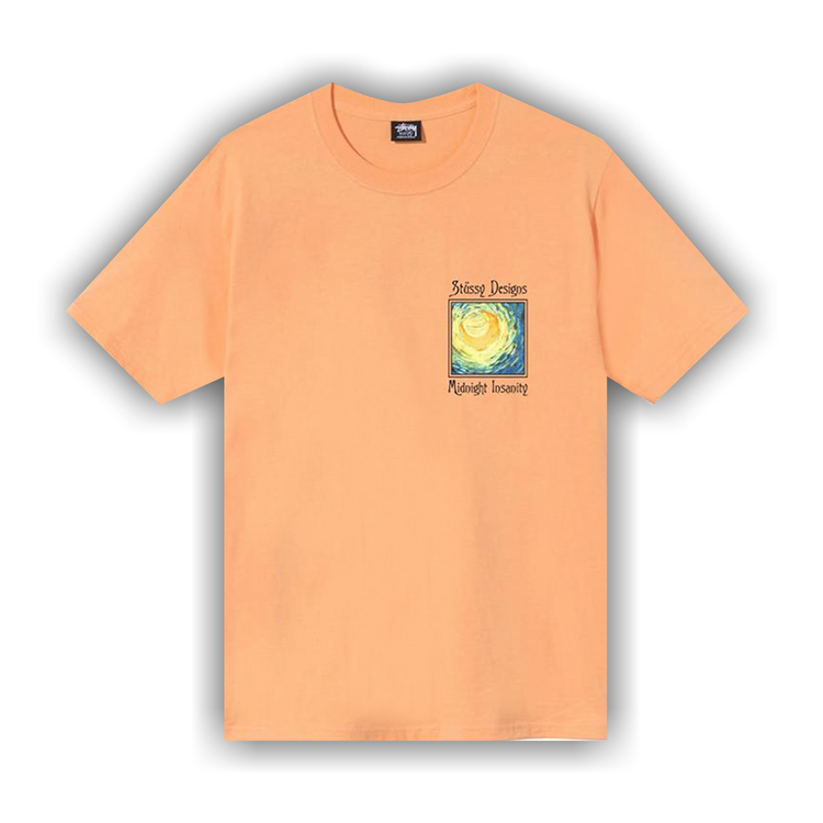Buy Stussy Midnight Insanity Tee 'Peach' - 1904689 PEAC | GOAT