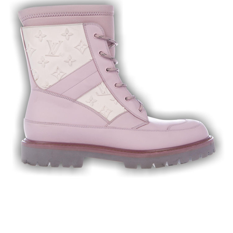 Louis Vuitton Monogram Nylon Lace-Up Boots - ShopStyle