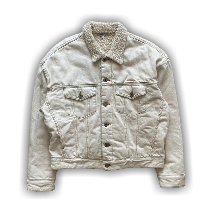 Classic sherpa jean new arrivals jacket yeezy