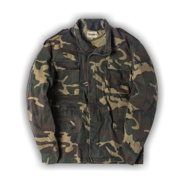 Yeezy season camo jacket top