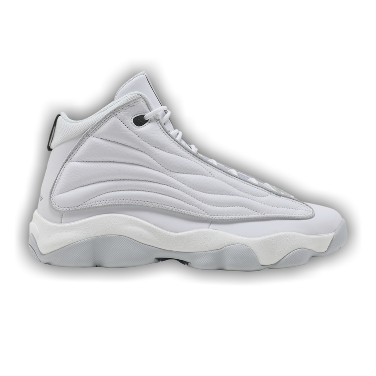 Jordan Pro Strong White Metallic Platinum