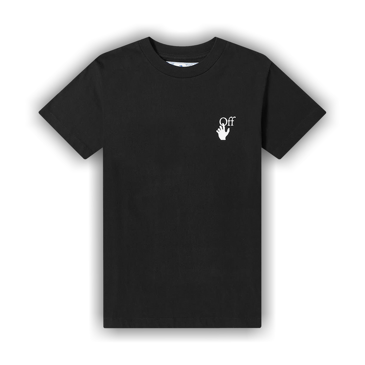 Buy Off-White Cut Here Short-Sleeve Slim Tee 'Black/White