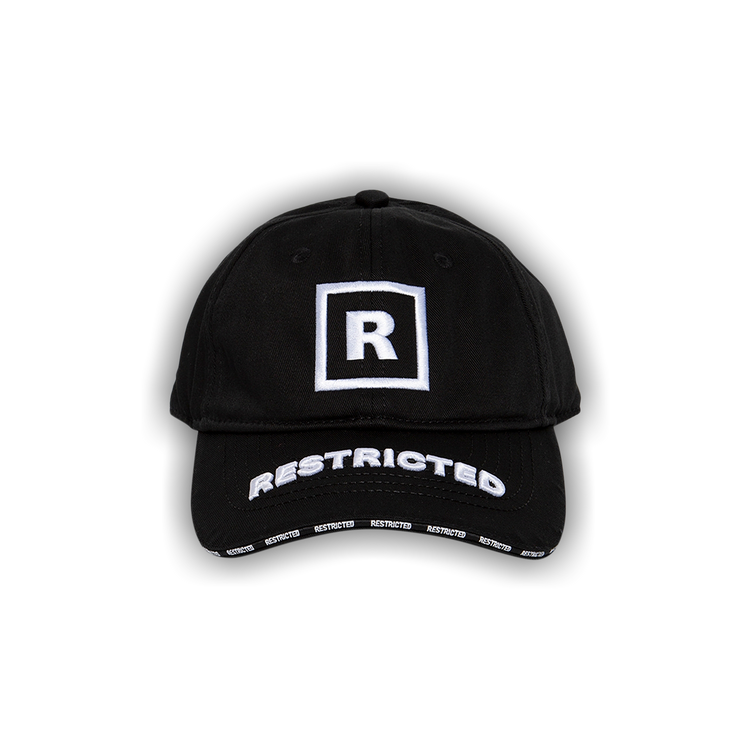 Buy Vetements 18+ Restricted Logo Baseball Cap 'Black/White