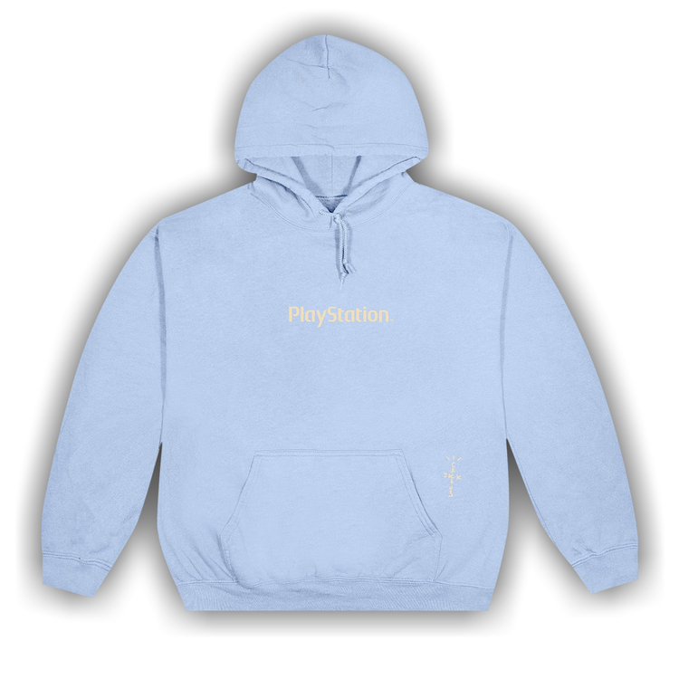 The goat hoodie sales in light blue