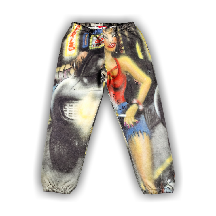 Buy Supreme x Lady Pink Supreme Sweatpant 'Multicolor' - FW21P21 MULTICOLOR  | GOAT