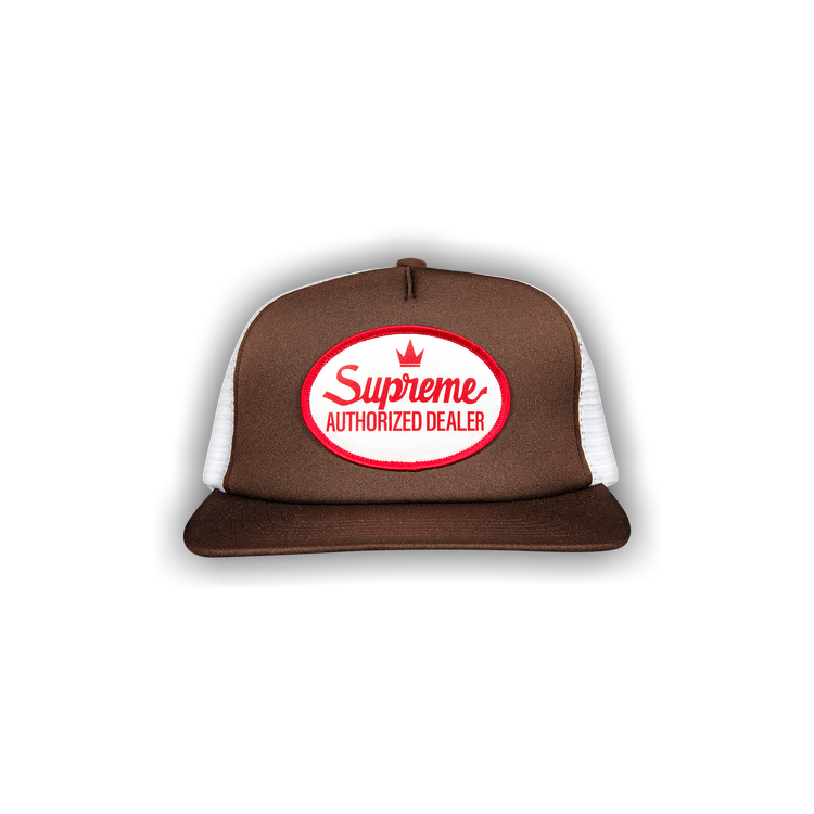Supreme Authorized Mesh Back 5-Panel 'Brown' | GOAT