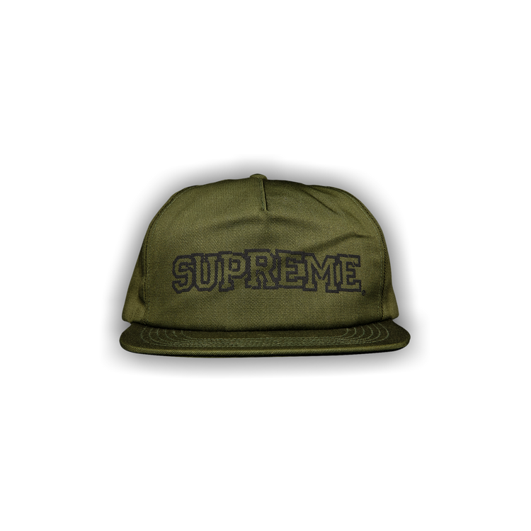 Buy Supreme Shattered Logo 5-Panel 'Olive' - FW21H127 OLIVE | GOAT