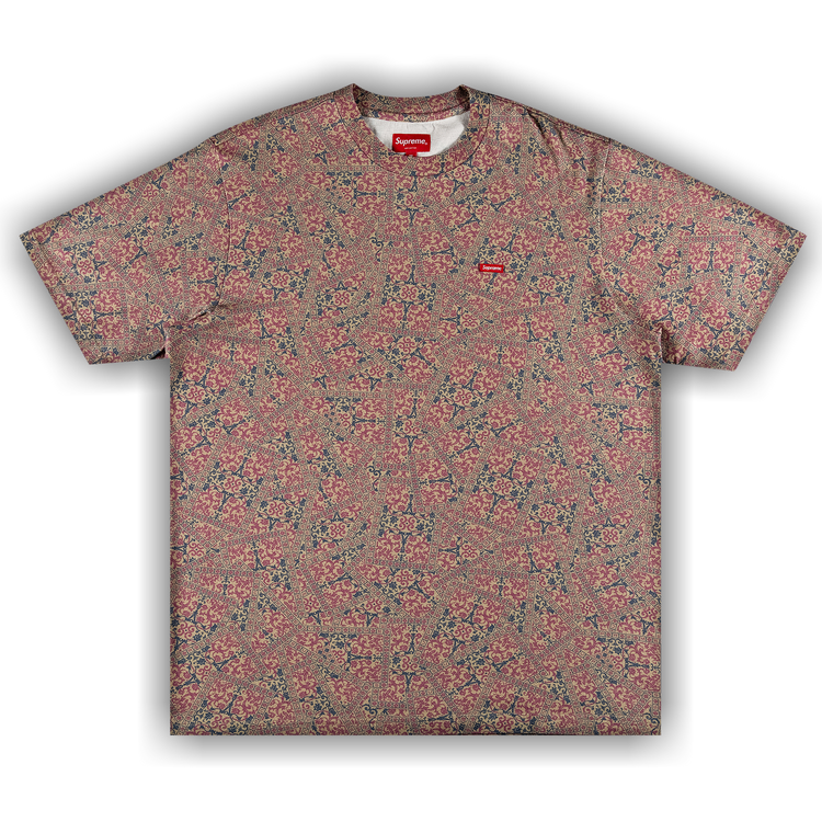 Buy Supreme Small Box Tee 'Khaki Floral Cards' - FW21KN30 KHAKI