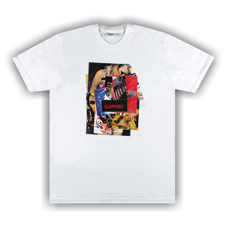 Supreme Stack Tee 'White' | GOAT