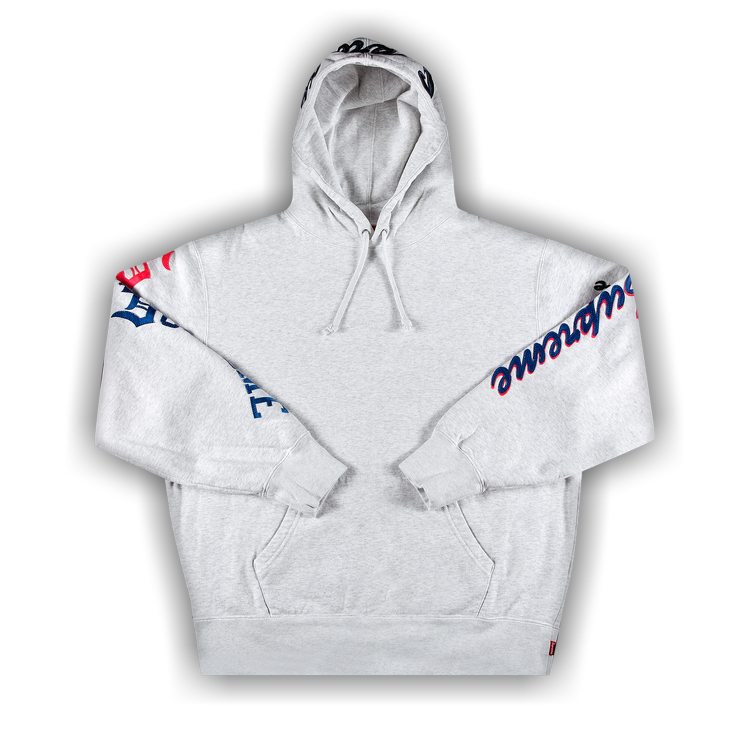 Supreme Basketball Jersey Hooded Sweatshirt Ash Grey Large (SS21) New