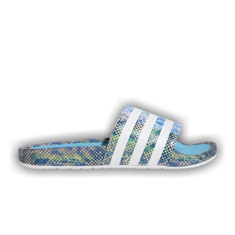 Buy Ninja x adidas Adilette Boost Slide 'Time In - Signal Cyan