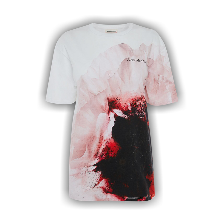 Alexander McQueen オフショルダー Tシャツ ピンク Alexander McQueen オフショルダー トップ | ピンク | FARFETCH JP