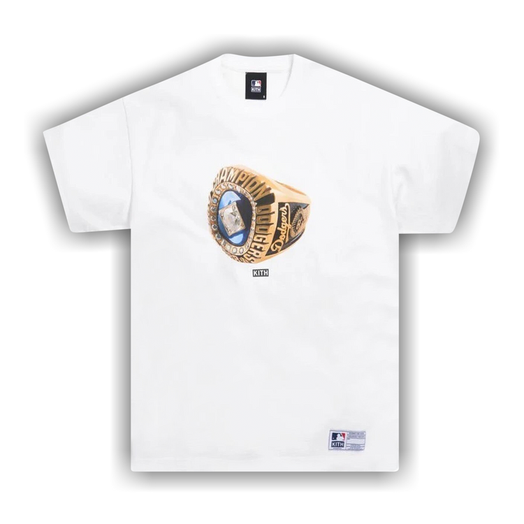 Buy Kith x Dodgers LA Champions Short-Sleeve Tee 'White