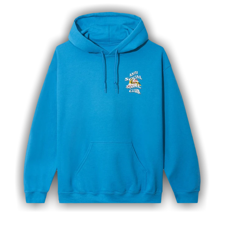 Anti social social club hoodie baby blue online