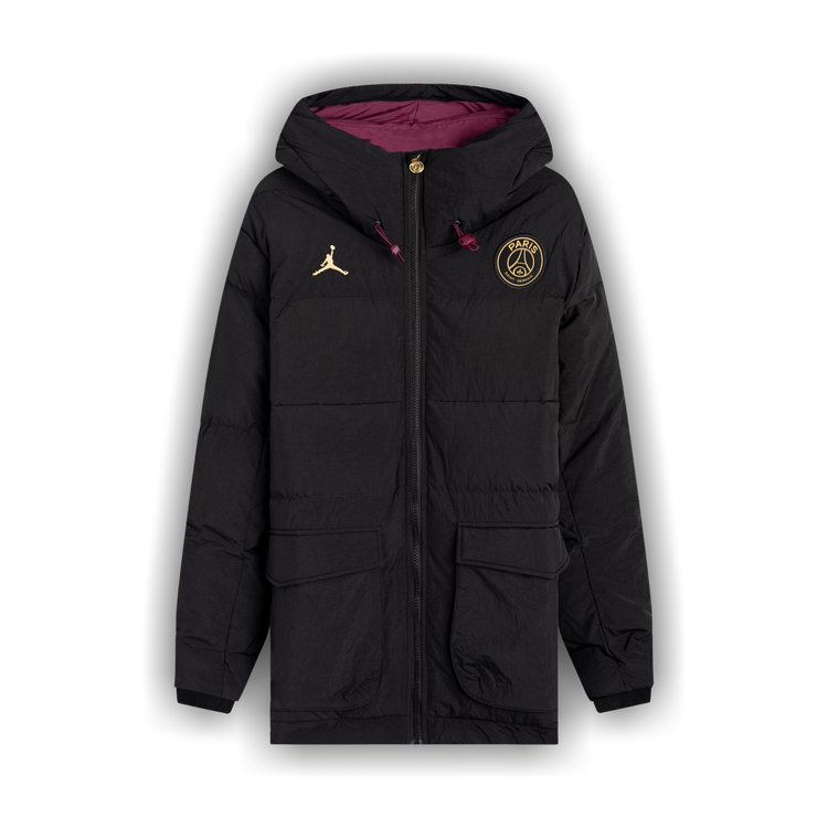 Buy Air Jordan x PSG Down Parka 'Black' - CW3173 010 | GOAT IT