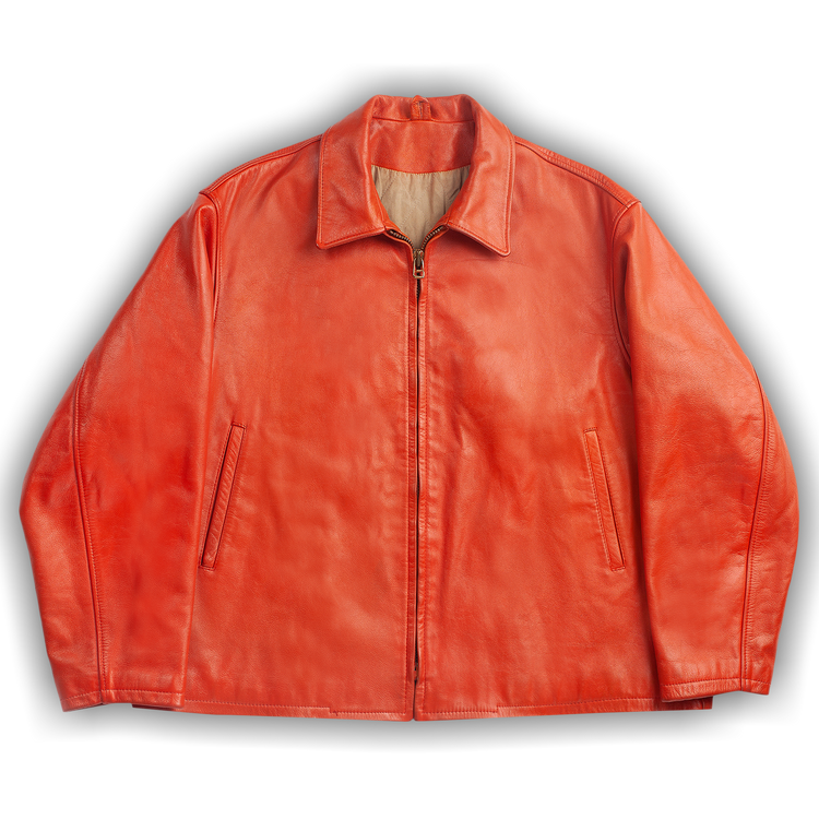 REDMOON Red Moon Made in Japan Cowhide Leather Jacket White