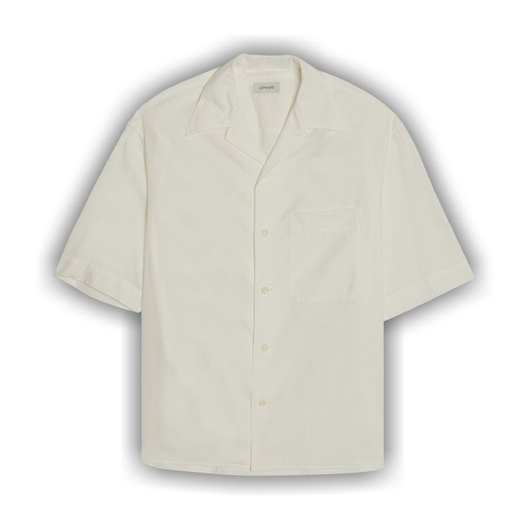 Lemaire Short Sleeve Shirt 'White' | GOAT