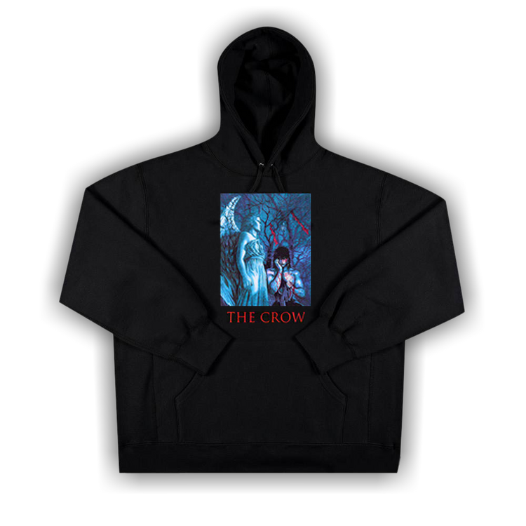 supreme crow hoodie