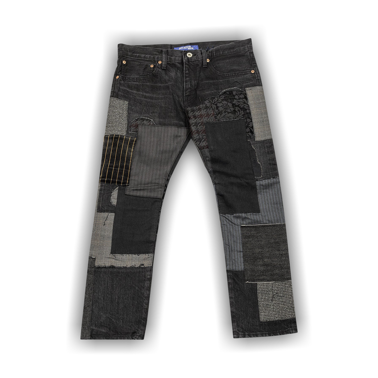 Buy Junya Watanabe Patchwork Denim Trouser 'Black' - WH P018