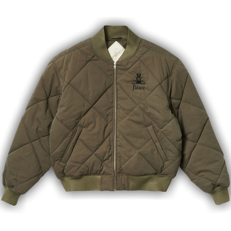 Buy Palace London Diamond Bomber 'Olive' - P19JK163 | GOAT