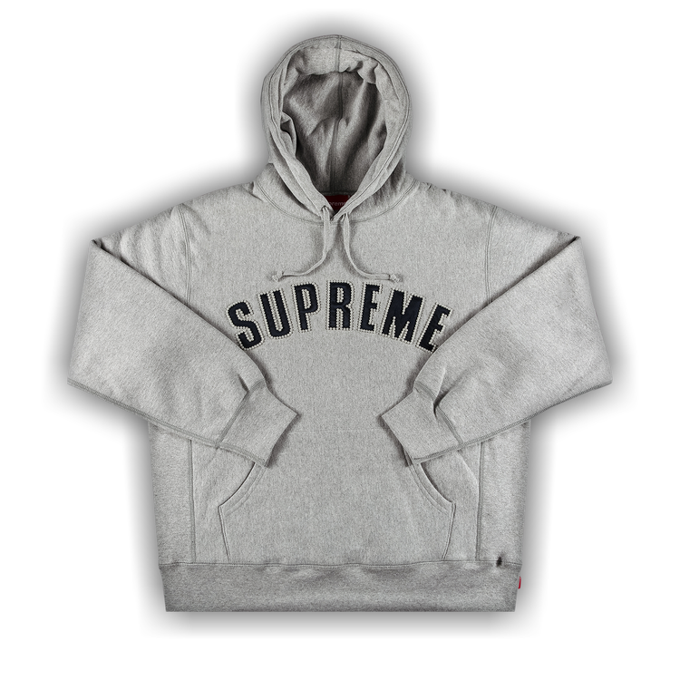 Buy Supreme Pearl Logo Hooded Sweatshirt 'Heather Grey' - FW21SW6