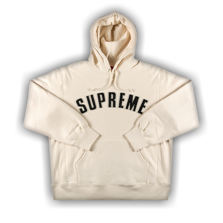 【本物保証 /関税・送料無料】Supreme Pearl Logo Hooded Supreme Pearl Logo Hooded Sweatshirt Natural Men's - FW21 - US