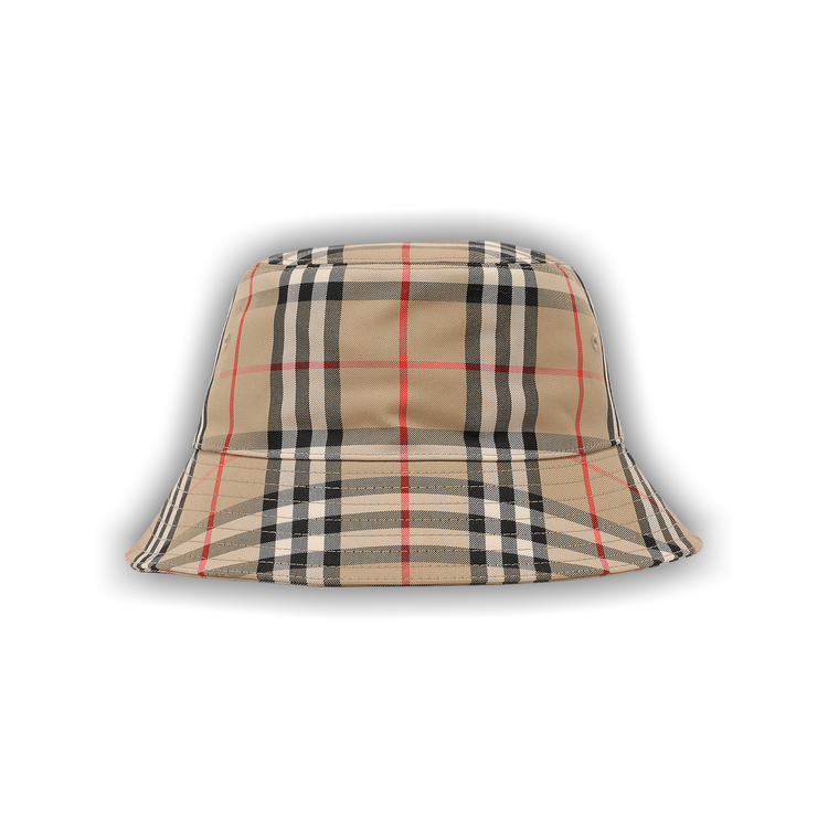 Buy Burberry Check Print Bucket Hat 'Archive Beige' - 8026927 | GOAT