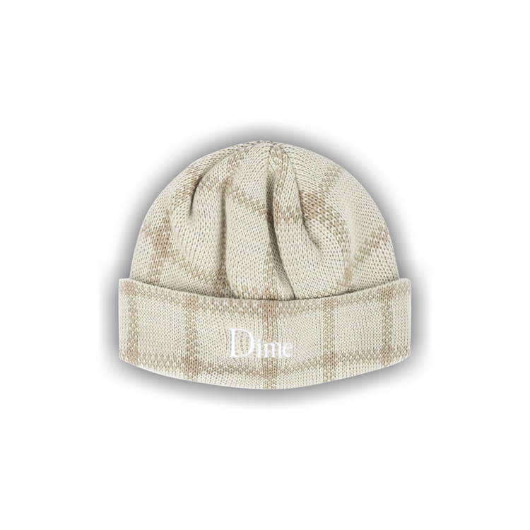 Buy Dime Classic Plaid Beanie 'Tan' - DIMES031TAN | GOAT