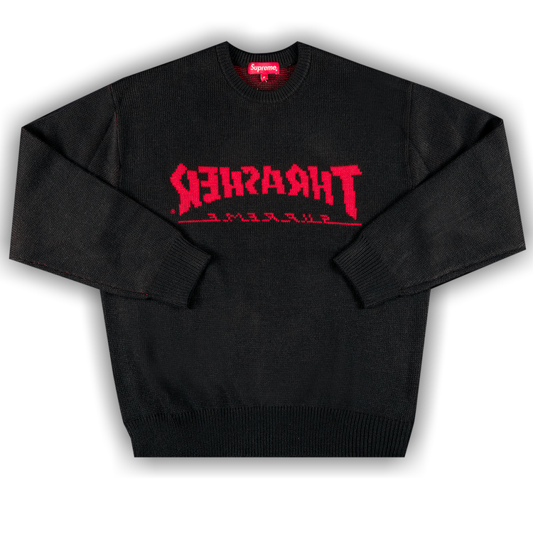 Buy Supreme x Thrasher Sweater 'Black' - FW21SK29 BLACK | GOAT