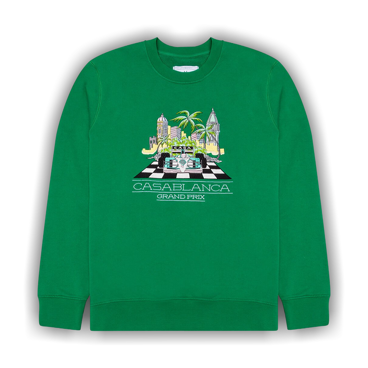 Casablanca MPF25JTP15102GREEN 関税送料込 Buy Casablanca Finish Line Large Embroidered Sweatshirt