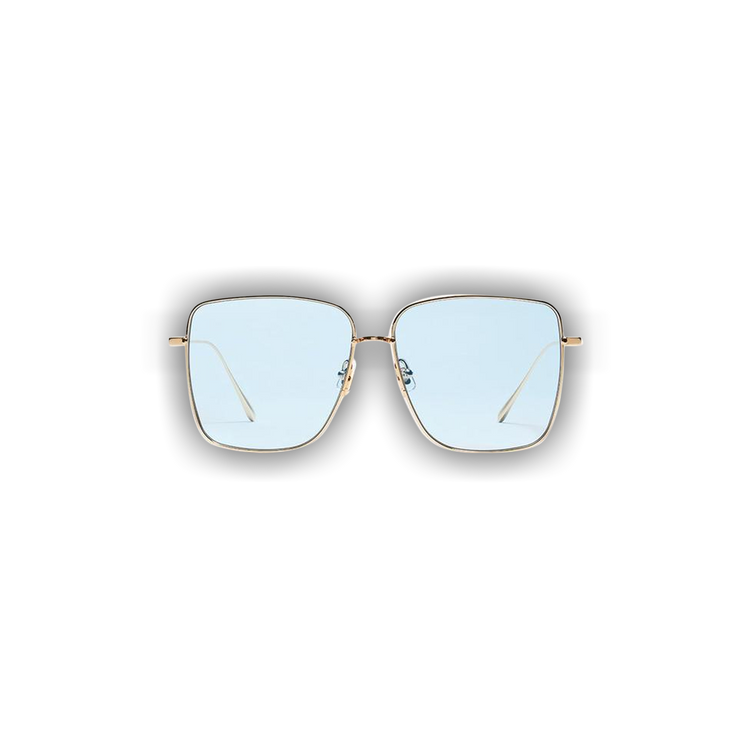 Buy Gentle Monster Wind 032 Sunglasses 'Gold/Blue' - WINDWIND 032