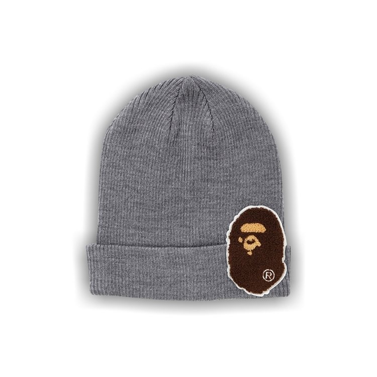 Buy BAPE Big Ape Head Knit Cap 'Grey' - 1G80 180 024 GREY | GOAT