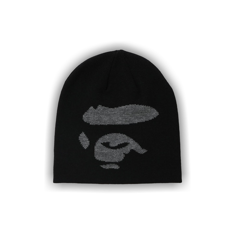 Buy BAPE Ape Face Knit Cap 'Black' - 1G80 180 015 BLACK | GOAT