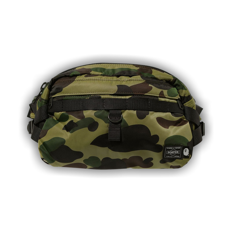 Buy BAPE x Porter Yoshida 1st Camo Waist Bag 'Green' - 1G83 182